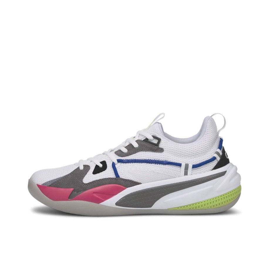 推荐商品：Puma/彪马 RS Dreamer 防滑耐磨 舒适透气 实战 圆头 织物 篮球鞋 白色/铁灰/甜菜紫