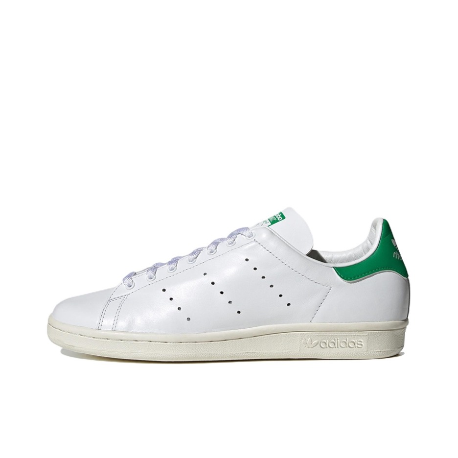 推荐商品：adidas Originals Stan Smith 板鞋 减震透气轻便低帮包裹性 低帮/白色/绿色