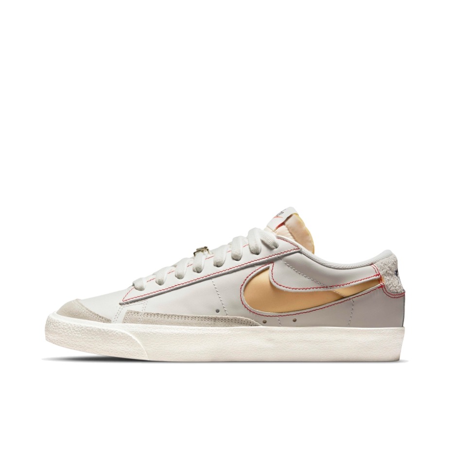 推荐商品：Nike Blazer 板鞋 经典复古防滑舒适百搭 车缝线/烟灰/白色