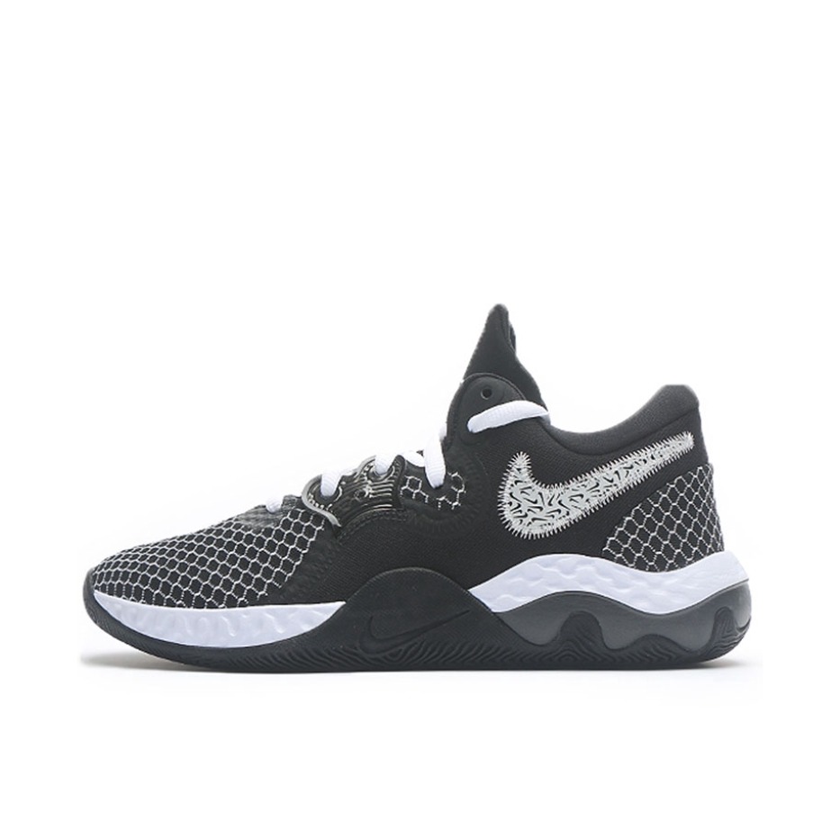 推荐商品：Nike Renew Elevate 2 实战 防滑耐磨包裹性支撑 篮球鞋 黑色/灰色/白色