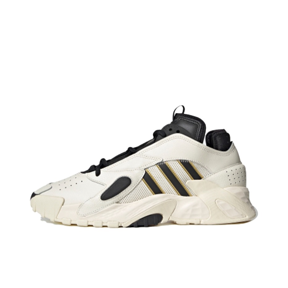 推荐商品：adidas Originals Streetball 2019 防滑耐磨 经典复古 缓震回弹 透气 实战 篮球鞋 米白/黑色/黄色