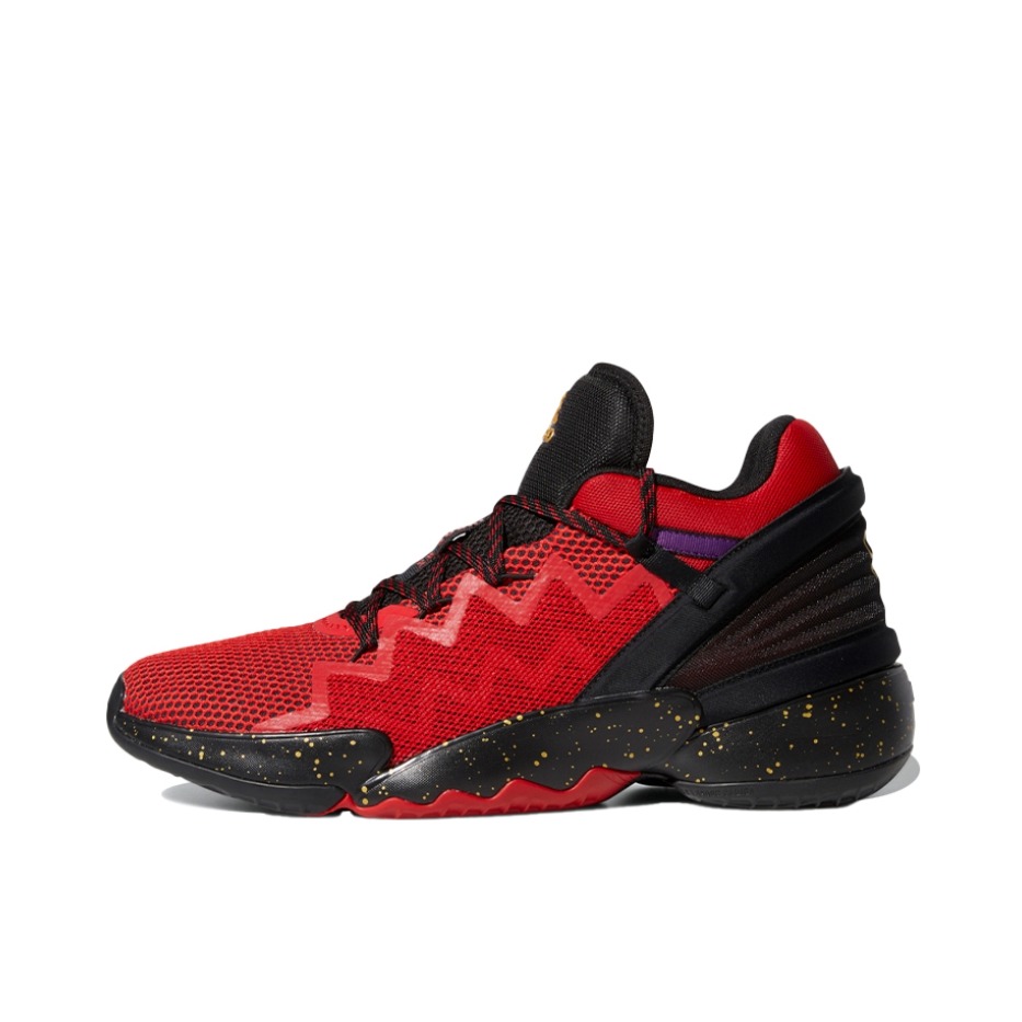 推荐商品：adidas D.O.N. Issue 2 米切尔2代 篮球鞋 减震透气防滑耐磨实战 红色/黑色/金色