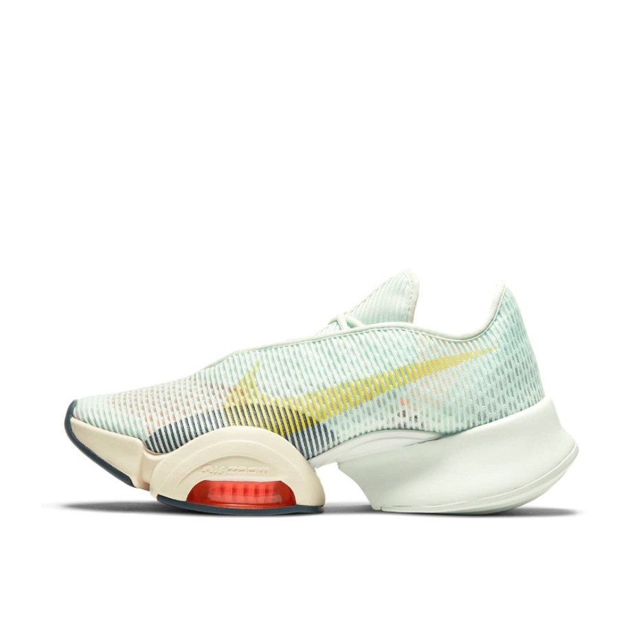 推荐商品：Nike Air Zoom SuperRep 2 减震 防滑 实战 耐磨 运动 训练鞋 微绿/亮橙/象牙白/浅活力黄