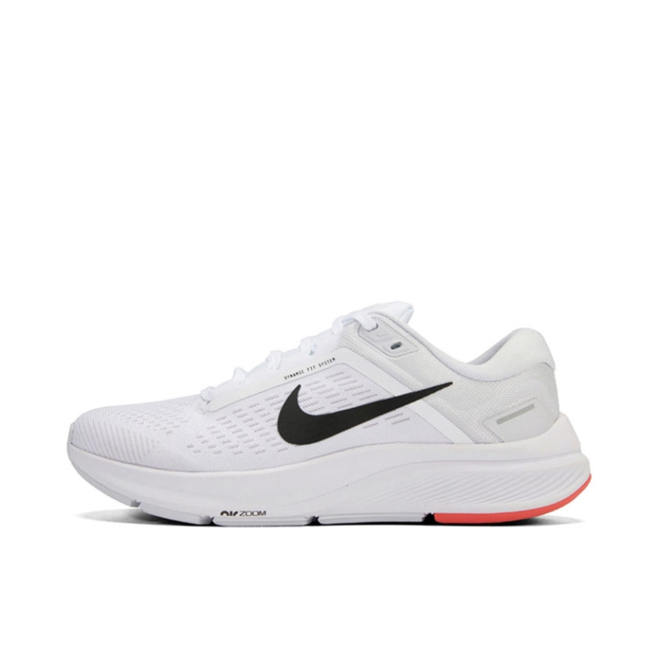 推荐商品：Nike Air Zoom Structure 24 跑鞋 碳板缓震轻便防滑耐磨织物回弹 白色/黑色/红色