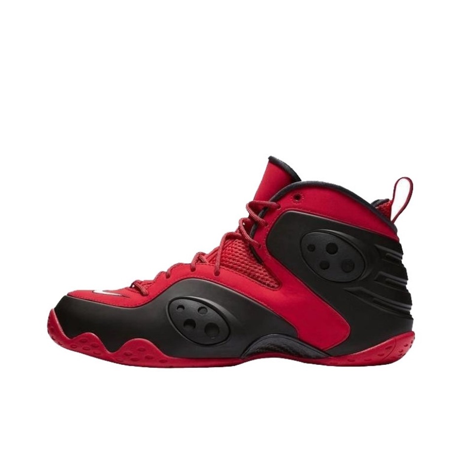 推荐商品：Nike Zoom Rookie 哈达威 新秀 防滑耐磨 舒适透气 轻便 复古 网布 减震 篮球鞋 University Red Black 红黑
