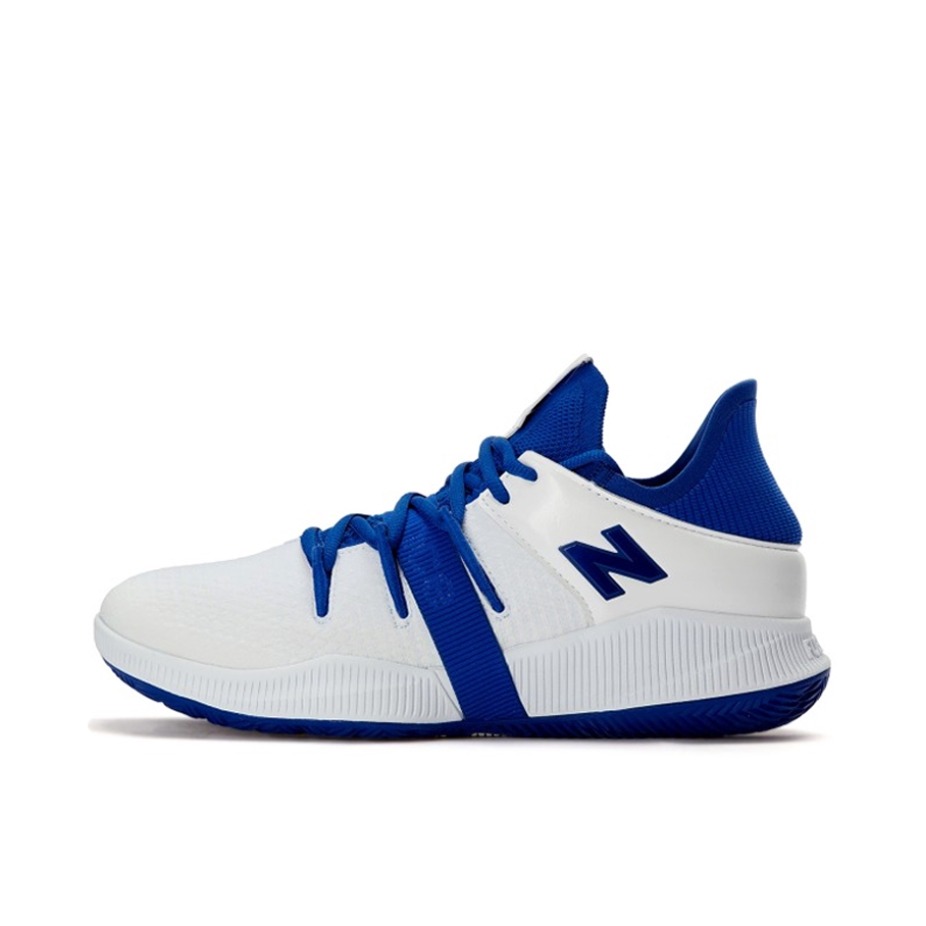 推荐商品：New Balance OMN1S 篮球鞋 防滑耐磨减震舒适透气实战织物复古 国内版/白色/蓝色