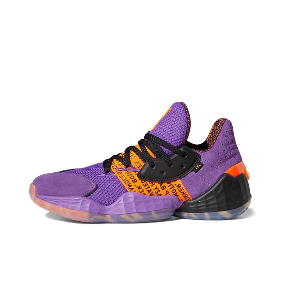 推荐商品：adidas Harden Vol. 4 哈登4代 篮球鞋 防滑耐磨缓震实战 麦当劳联名/辣椒酱