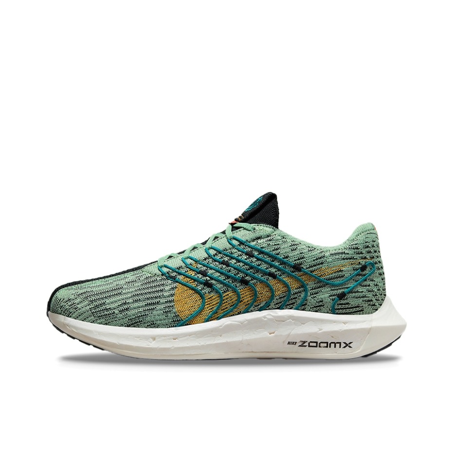 推荐商品：Nike Pegasus Turbo Next Nature 超级飞马 跑鞋 ZoomX泡棉缓震回弹织物 绿色/金色/黑色/橙色