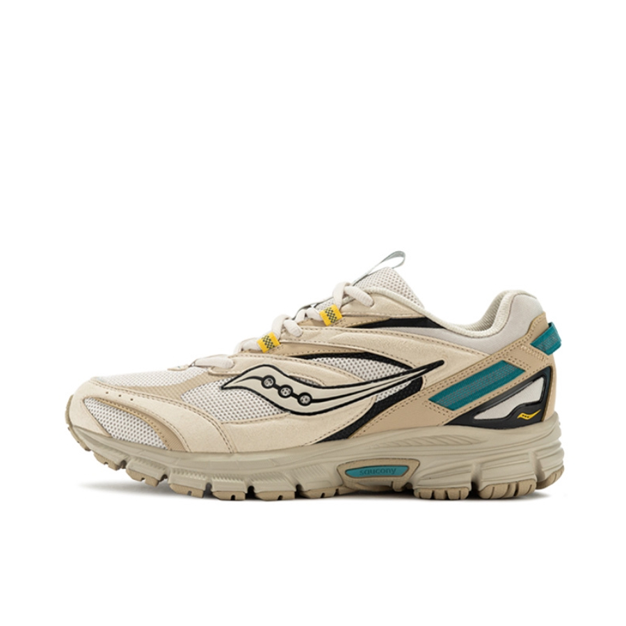 推荐商品：Saucony/索康尼 Cohesion 凝聚 2K 跑鞋 复古防滑耐磨透气户外减震支撑 灰棕