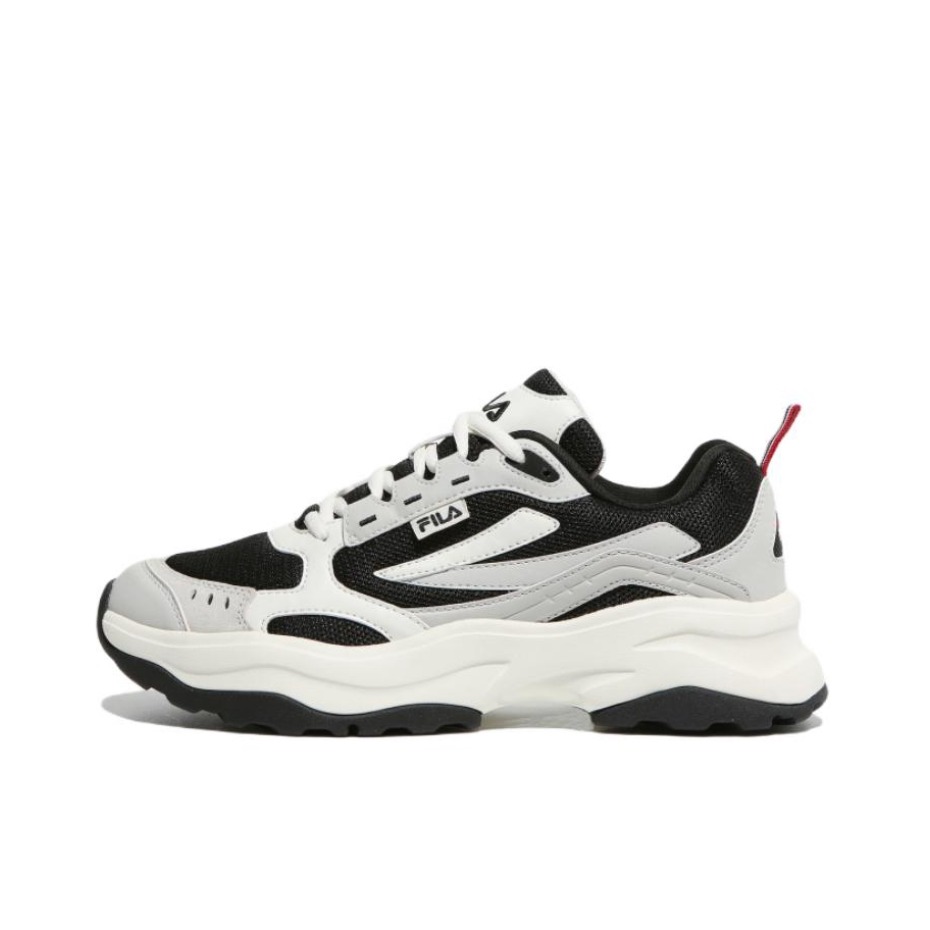 推荐商品：Fila Wood Block 防滑耐磨 低帮 轻便透气 系带 舒适百搭 运动休闲鞋 白色/黑色