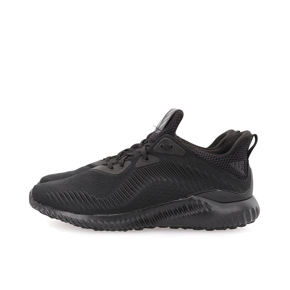 推荐商品：adidas Alpha Bounce 休闲 网面透气 防滑耐磨 减震轻便 运动 缓震 支撑 织物 舒适 跑鞋 黑武士（2020）