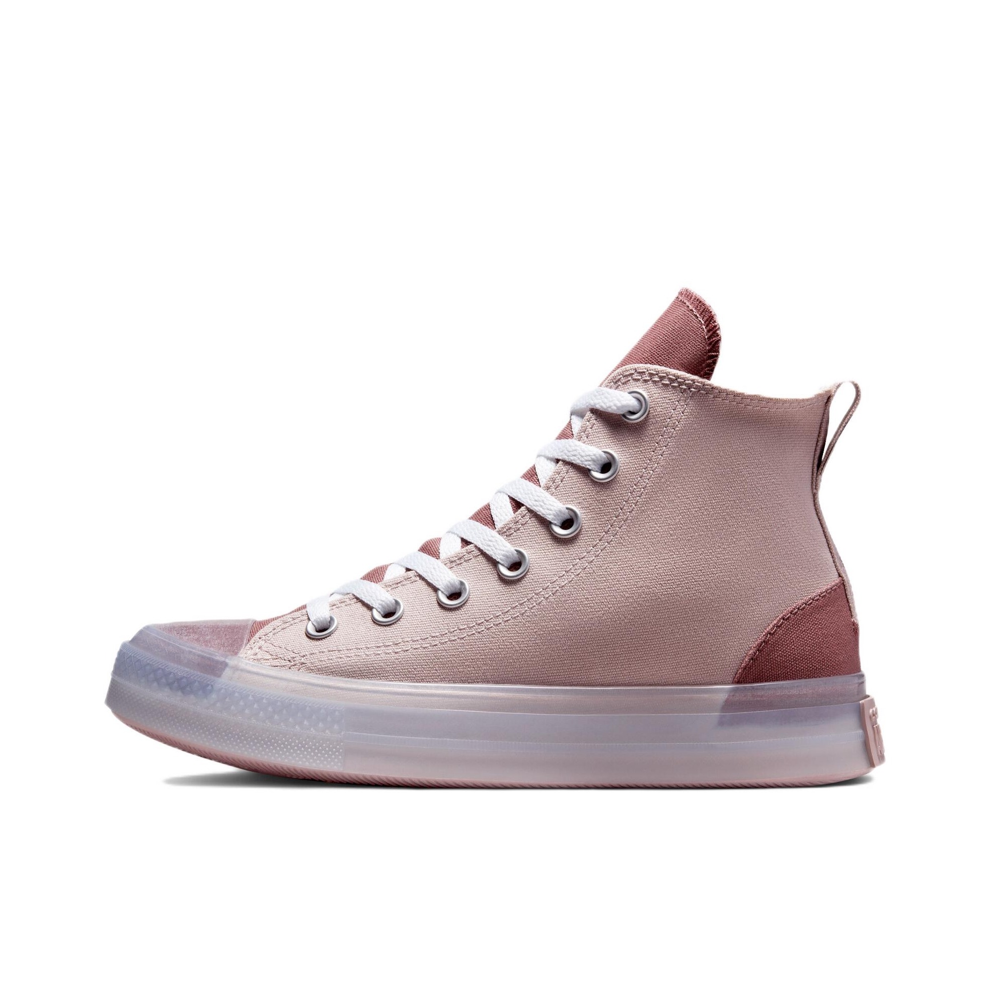 推荐商品：Converse/匡威 Chuck Taylor All Star 帆布鞋 常青款轻便防滑耐磨百搭复古圆头减震贴合高帮 粉色/红色