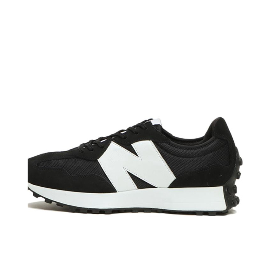 推荐商品：【IU同款】 New Balance 327 跑鞋 舒适复古防滑耐磨休闲透气减震拼接运动防水织物慢跑圆头 夜空黑/白色
