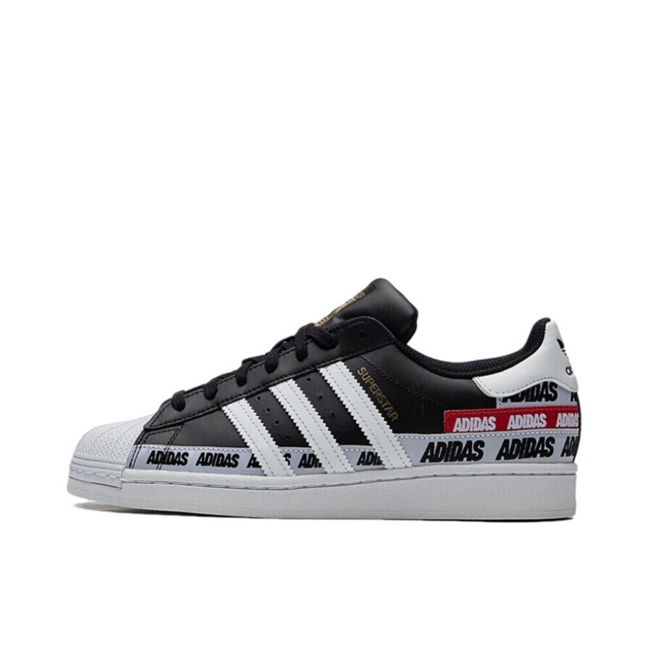 推荐商品：【宋雨琦同款】 adidas Originals Superstar 板鞋 轻便贝壳头薄底舒适百搭耐磨复古 LOGO/红色/黑色/白色