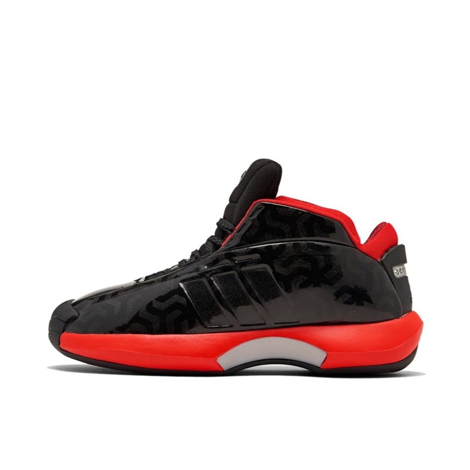 推荐商品：adidas Crazy 1 篮球鞋 复古防滑耐磨实战缓震轻便舒适 Black/Red 黑红