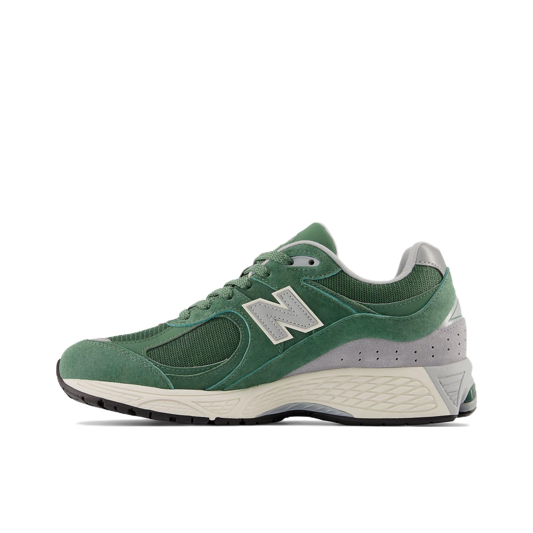 推荐商品：New Balance 2002R 跑鞋 缓震防滑耐磨透气复古拼接防水气垫慢跑支撑 绿