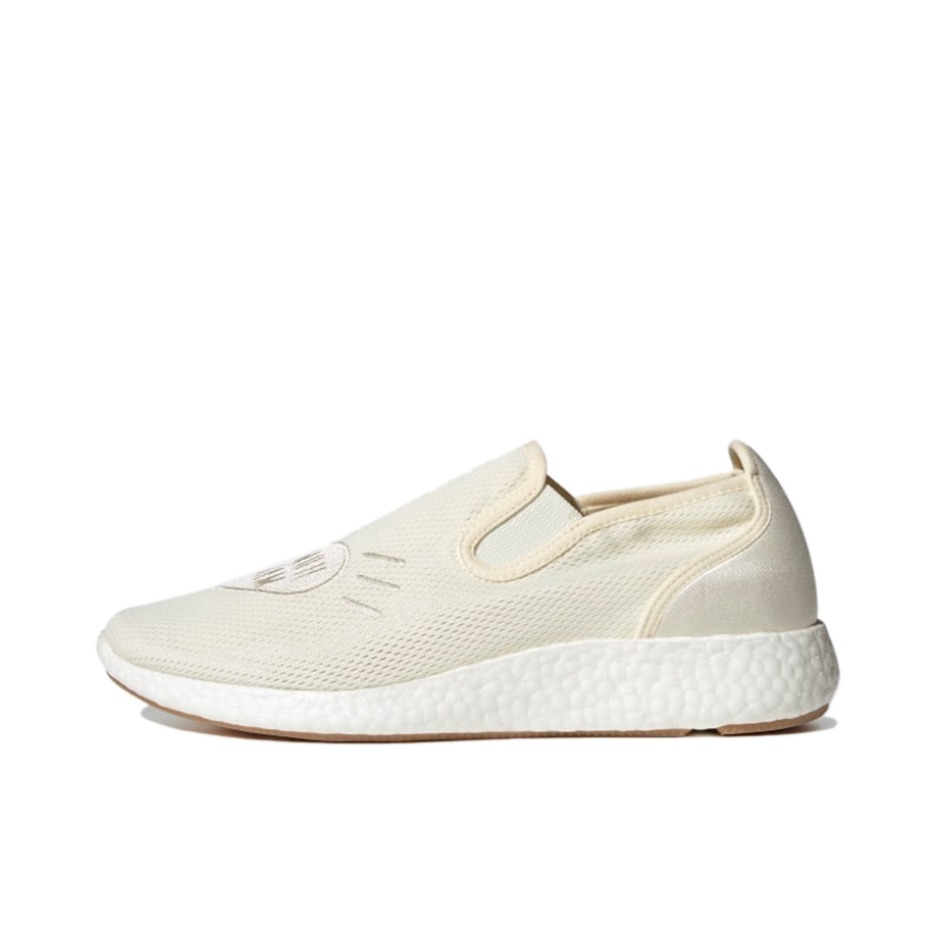 推荐商品：adidas Originals Pure Slip-On 防滑耐磨 舒适透气 轻便减震 潮流 运动休闲鞋 HUMAN MADE联名/奶油色