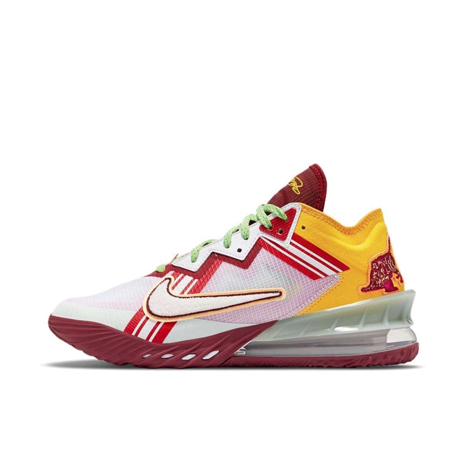推荐商品：Nike Zoom LeBron 18 詹姆斯 篮球鞋 透气防滑耐磨实战支撑织物合成革 Higher Learning 低帮/MIMI PLANGE联名/芥末黄/酒红/粉色