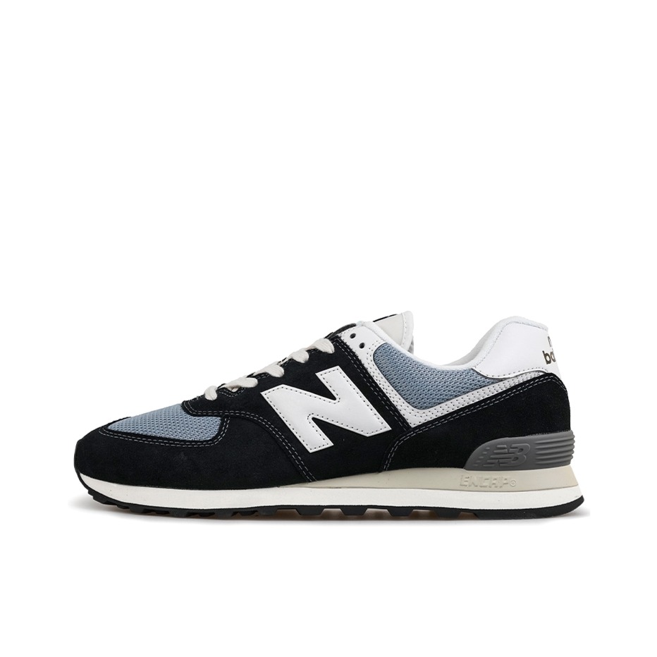 推荐商品：New Balance 574 运动休闲鞋 阿甘鞋 经典复古防滑耐磨缓震舒适透气时尚百搭轻便 白标/黑色/灰色
