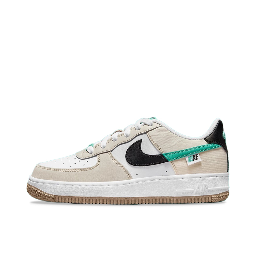 推荐商品：Nike Air Force 1 空军一号 板鞋 轻便舒适百搭耐磨防滑复古 GS/浅棕褐/白色/黑色