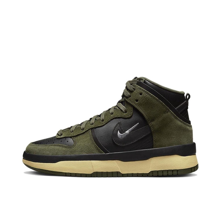 推荐商品：Nike Dunk 板鞋 经典复古百搭 Medium Olive 女款/高帮/橄榄绿