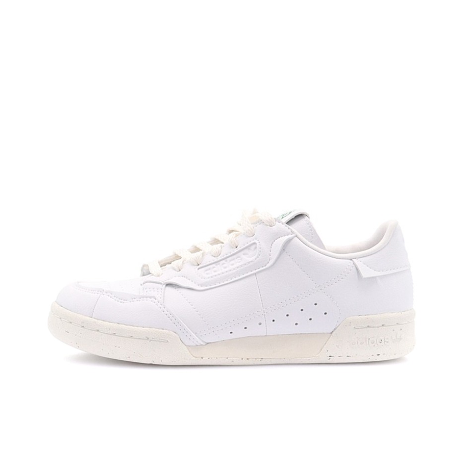 推荐商品：adidas Originals Continental 80 运动休闲鞋 板鞋 经典复古防滑耐磨防水舒适 环保材质/白绿