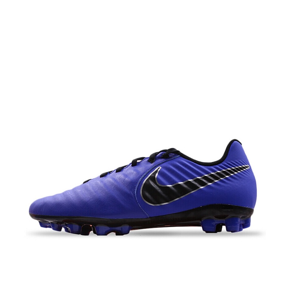 推荐商品：Nike Tiempo Legend VII Academy AG-R 中端 胶质短钉 人工草场 防滑耐磨 舒适减震 百搭 足球鞋 Blue/Black 蓝黑