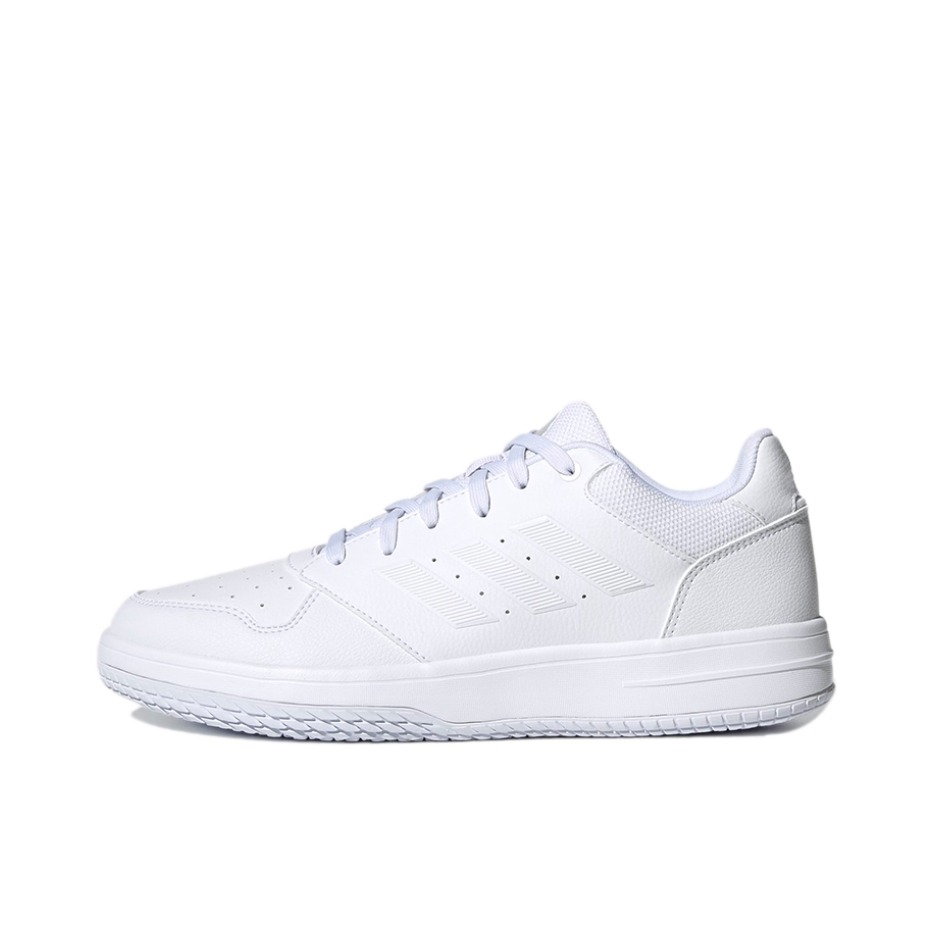 推荐商品：adidas Gametalker 运动休闲鞋 防滑耐磨时尚潮流缓震透气复古场下实战 白色