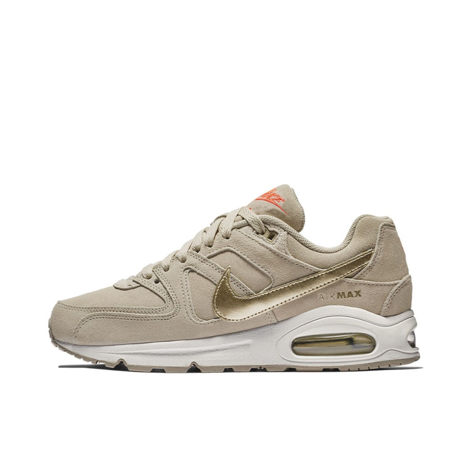 推荐商品：Nike Air Max Command 跑鞋 复古缓震舒适轻便透气防滑耐磨抓地织物合成革 灰色/金色