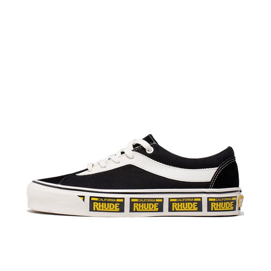 推荐商品：Vans/范斯 Bold Ni 板鞋 复古拼接经典舒适休闲防滑耐磨 Black Rhude联名/黑
