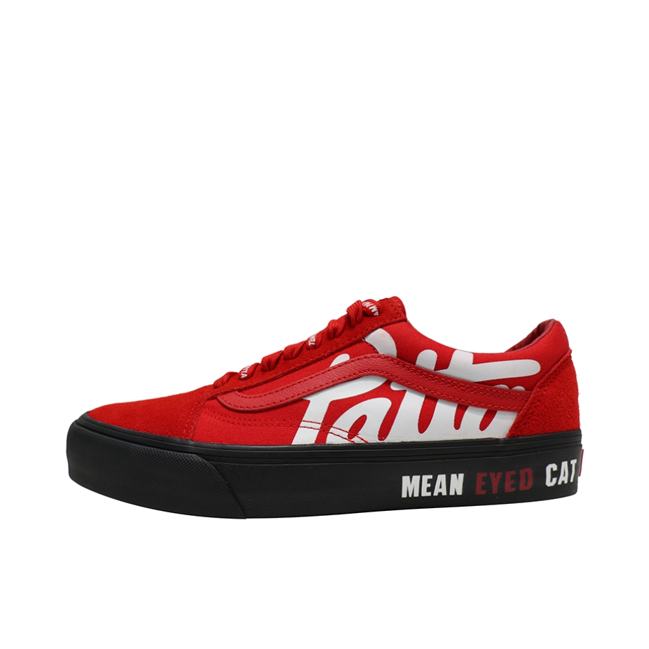 推荐商品：Vans/范斯 Old Skool 滑板鞋 板鞋 轻便防滑复古舒适经典 红色/黑色