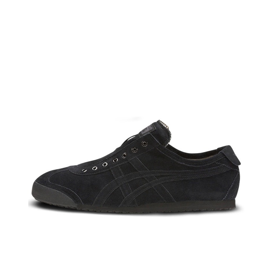 推荐商品：Onitsuka Tiger/鬼塚虎 Mexico 66 Slip-on 懒人鞋 德训鞋 运动休闲鞋 复古轻便透气一脚蹬舒适百搭 Black 黑色