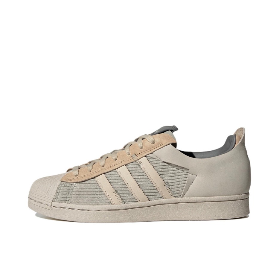 推荐商品：【宋雨琦同款】 adidas Originals Superstar 板鞋 轻便贝壳头薄底舒适百搭耐磨复古 浅灰/米白