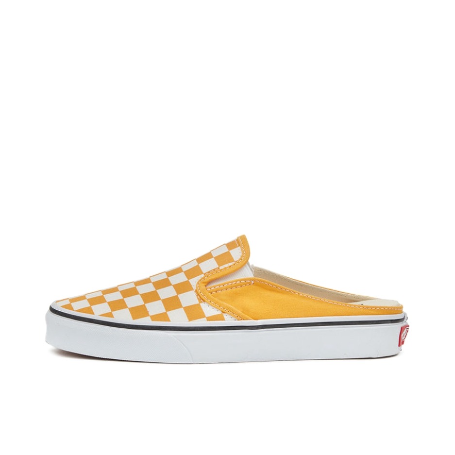 推荐商品：Vans/范斯 Classic Slip-on 防滑 简约 棋盘格 一脚蹬 百搭 休闲 帆布鞋 半拖/黄白棋盘格