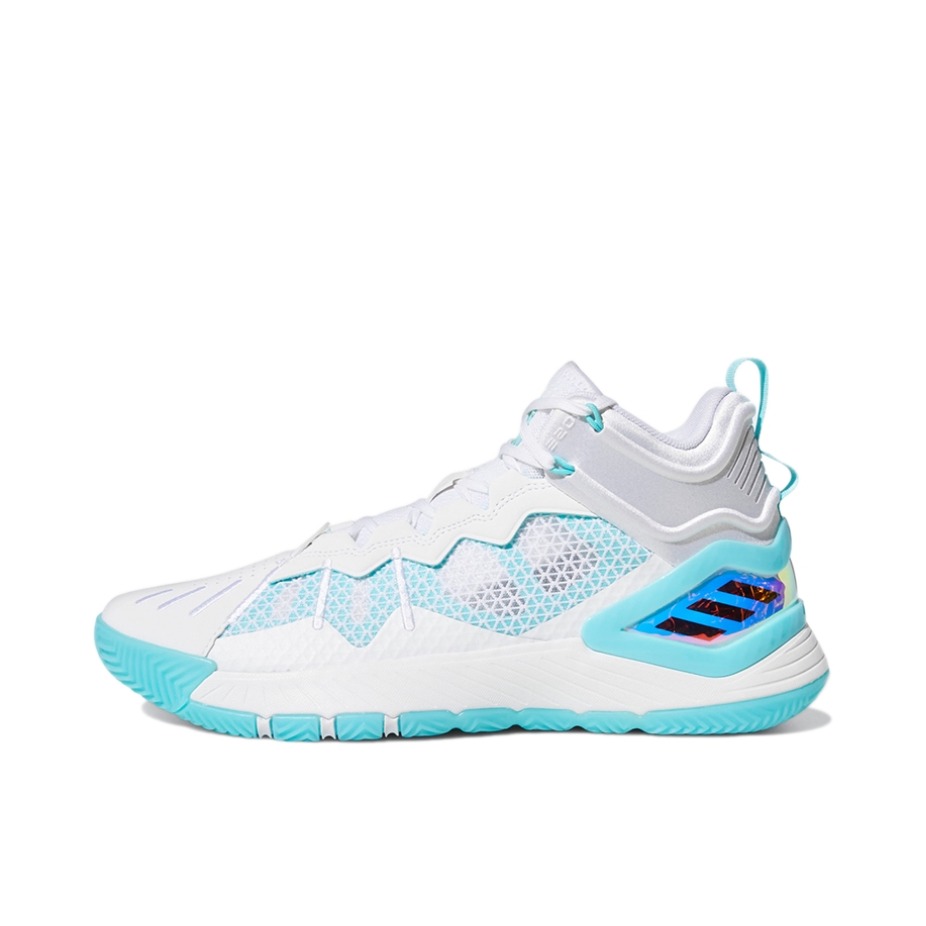 推荐商品：adidas D Rose Son of Chi 罗斯 篮球鞋 防滑耐磨减震实战圆头 白色/蓝色