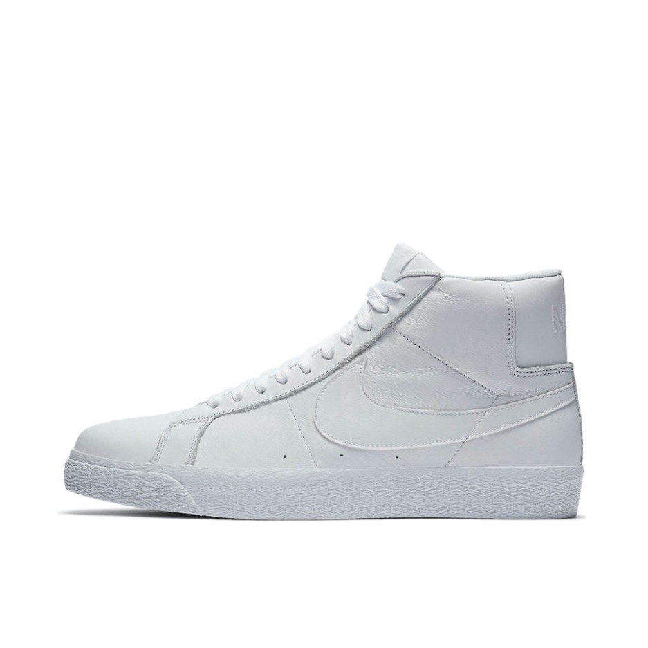 推荐商品：Nike SB Blazer Zoom 滑板鞋 板鞋 拼接时尚复古防滑耐磨透气运动休闲舒适百搭 Triple White 纯白