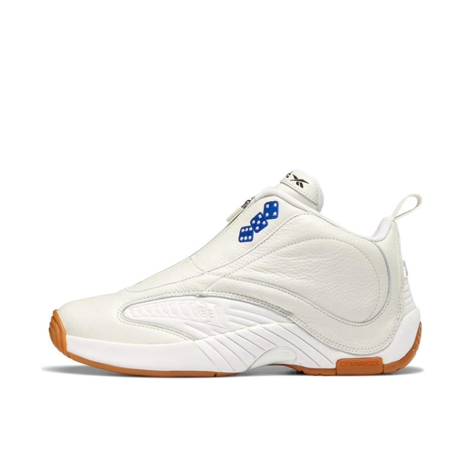 推荐商品：Reebok/锐步 Answer 4 防滑耐磨 减震透气 复古 二层牛皮 支撑 包裹性 运动 百搭 篮球鞋 bronze 56k联名/乳白