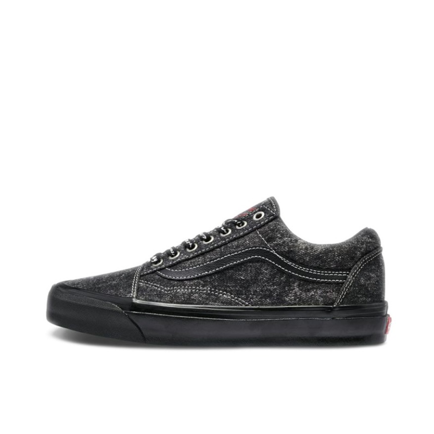 推荐商品：Vans/范斯 Old Skool 滑板鞋 板鞋 轻便防滑复古舒适经典 Jim Goldberg联名/牛仔黑