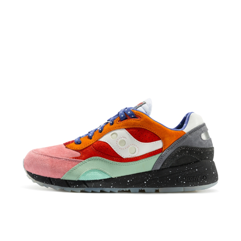 推荐商品：Saucony/索康尼 Shadow 6000 经典复古 防滑耐磨 舒适休闲 透气 防水 织物 运动 跑鞋 多彩色