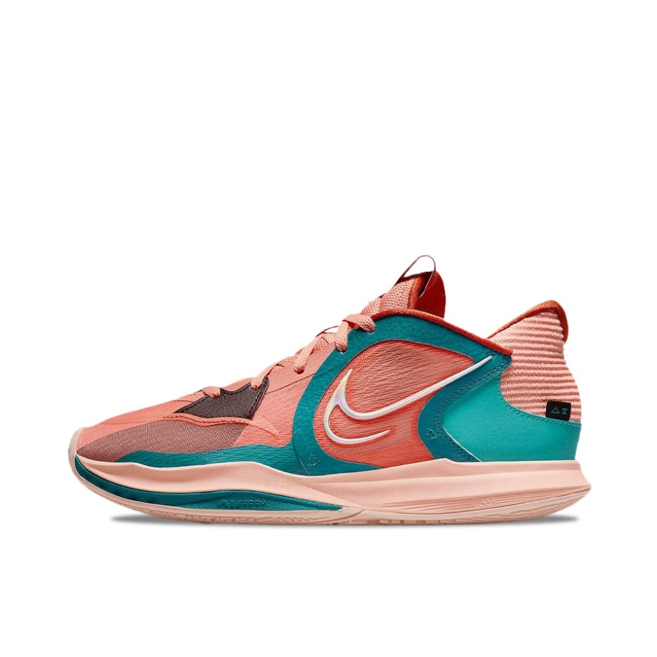 推荐商品：Nike Kyrie Low 5 透气 防滑耐磨 支撑 圆头织物 实战 篮球鞋 国外版/脏橙/蓝色