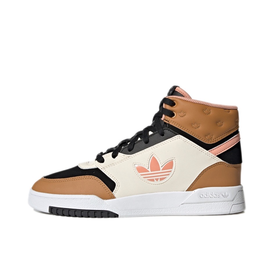 推荐商品：adidas Originals Drop Step 板鞋 复古耐磨透气舒适百搭 女款/米色/棕色