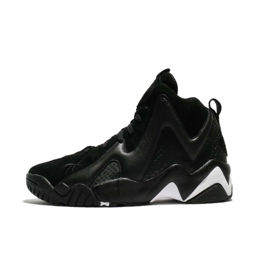 推荐商品：Reebok/锐步 Kamikaze 2 经典复古 实战减震 防滑耐磨 舒适 透气 支撑 运动 篮球鞋 White/Black 黑色白底
