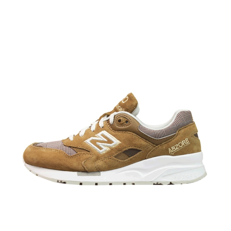 推荐商品：New Balance 1600 跑鞋 复古百搭休闲运动防滑耐磨轻便减震透气织物缓震低帮圆头 Khaki 卡其色