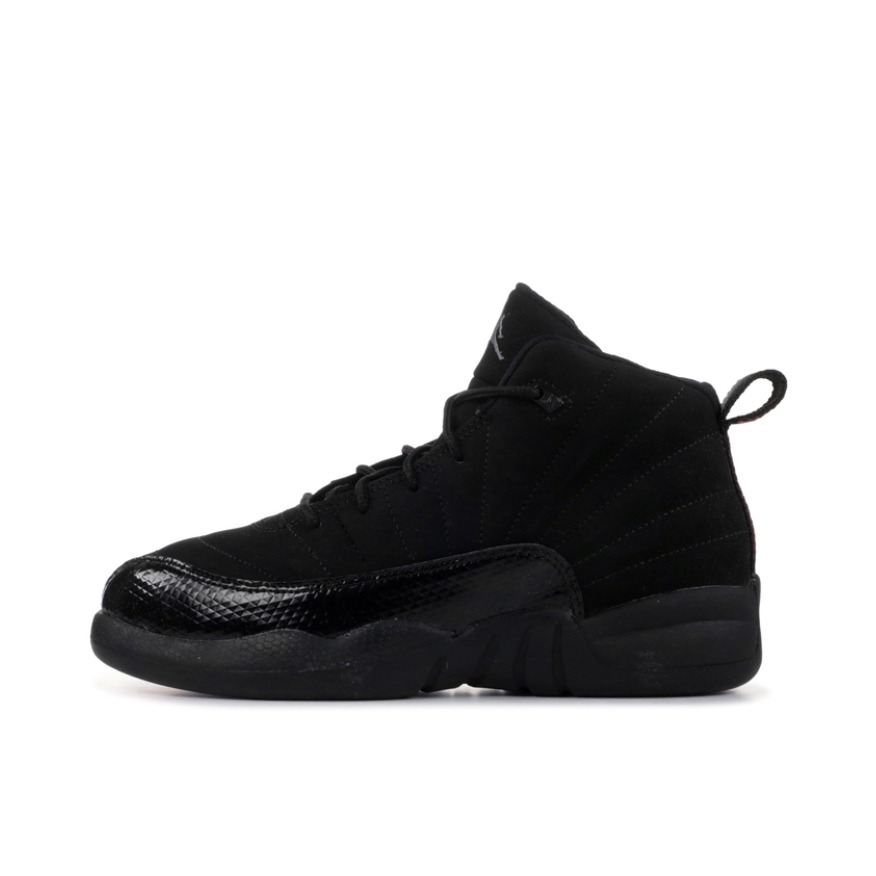 推荐商品：Air Jordan 12 复古时尚 防滑耐磨 舒适百搭 儿童篮球鞋 Black 小童/黑