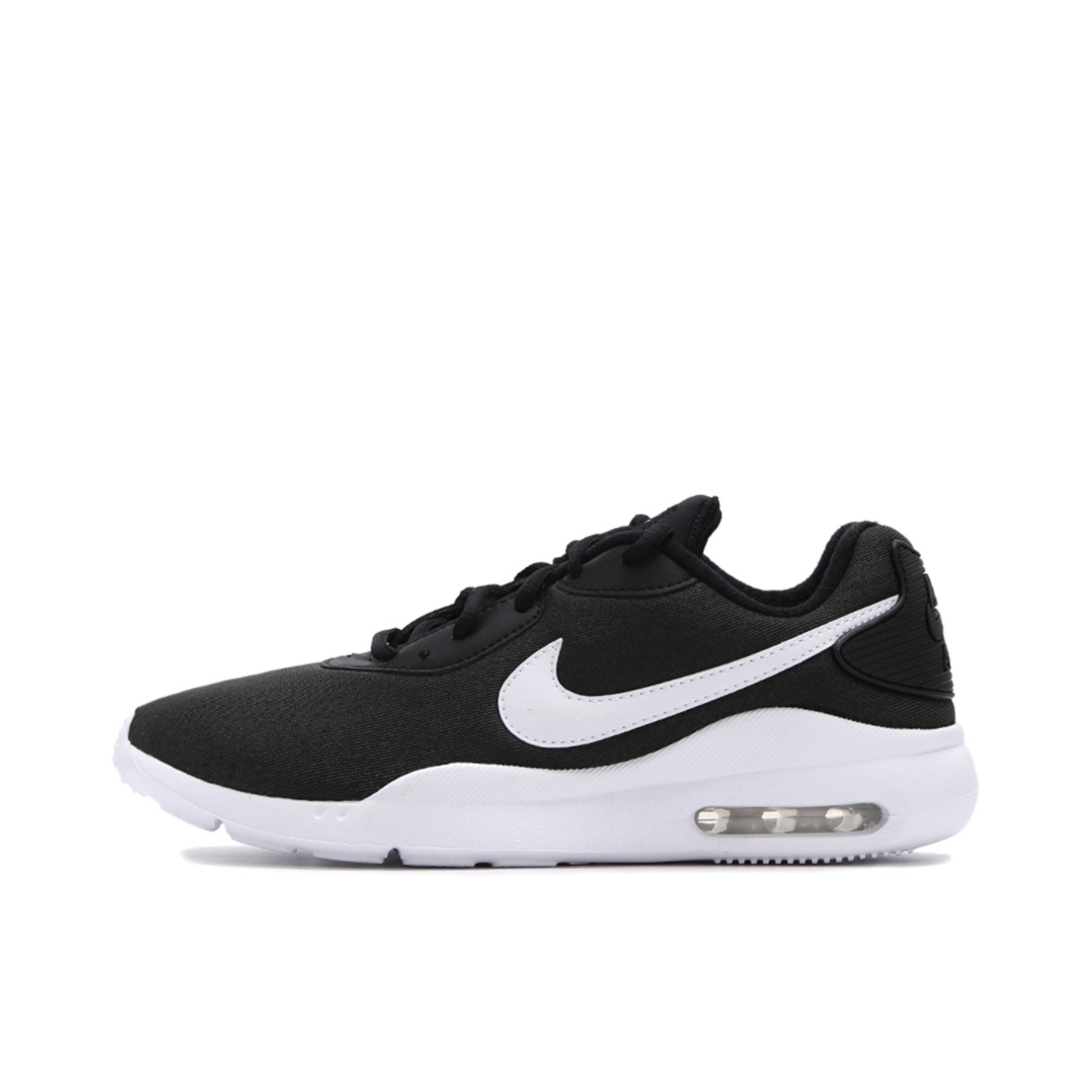 推荐商品：Nike Air Max Oketo 运动休闲鞋 缓震回弹舒适透气时尚耐磨织物 白色/黑色