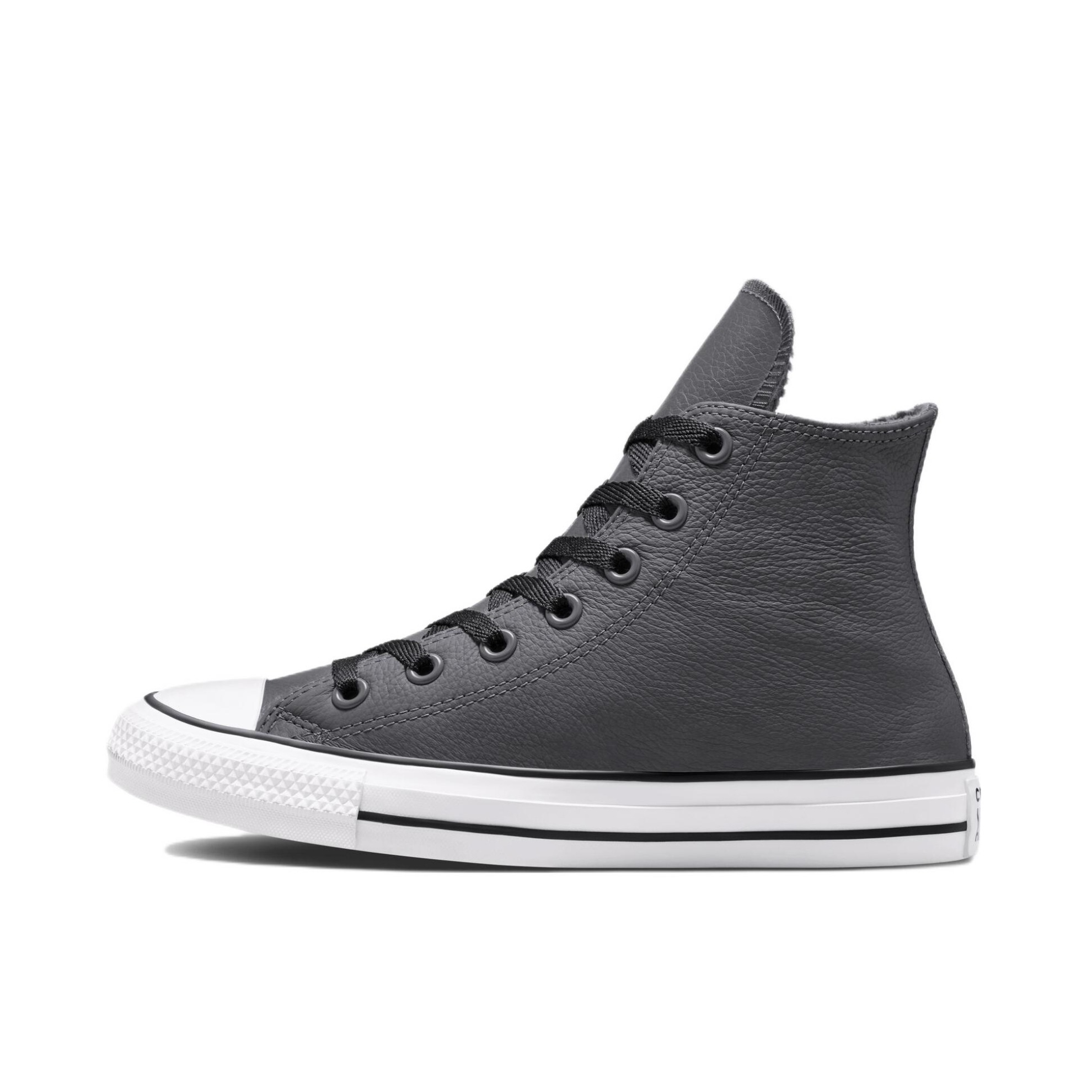 推荐商品：Converse/匡威 Chuck Taylor All Star 帆布鞋 常青款轻便防滑耐磨百搭复古圆头减震贴合高帮 加绒/高帮/铁灰