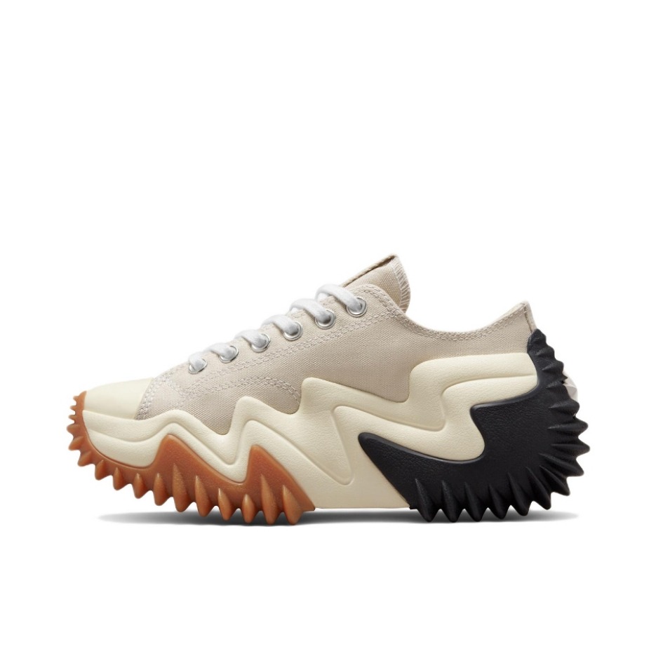推荐商品：Converse/匡威 Run Star Motion 未来电波 帆布鞋 时尚厚底防水轻便 浅棕色