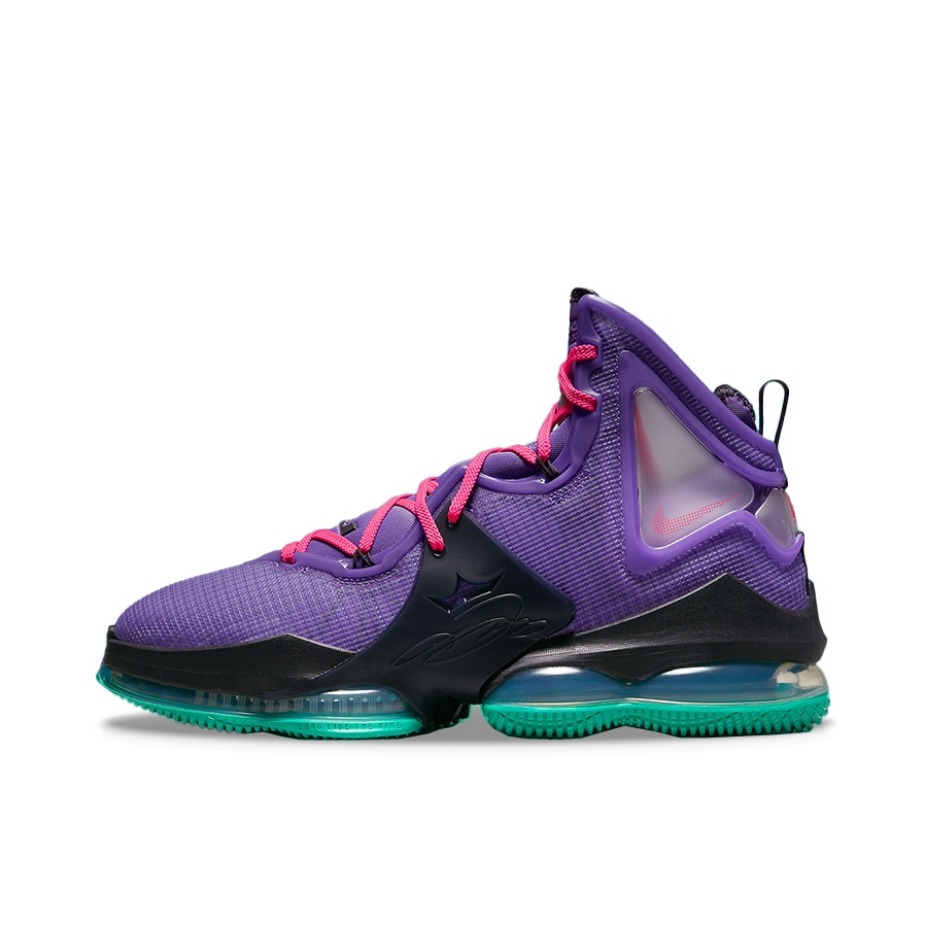 推荐商品：Nike Zoom LeBron 19 詹姆斯 缓震 织物 支撑 回弹 合成革 篮球鞋 紫色
