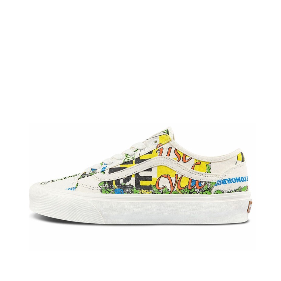 推荐商品：Vans/范斯 Old Skool 滑板鞋 板鞋 轻便防滑复古舒适经典 白/黄/黑/涂鸦