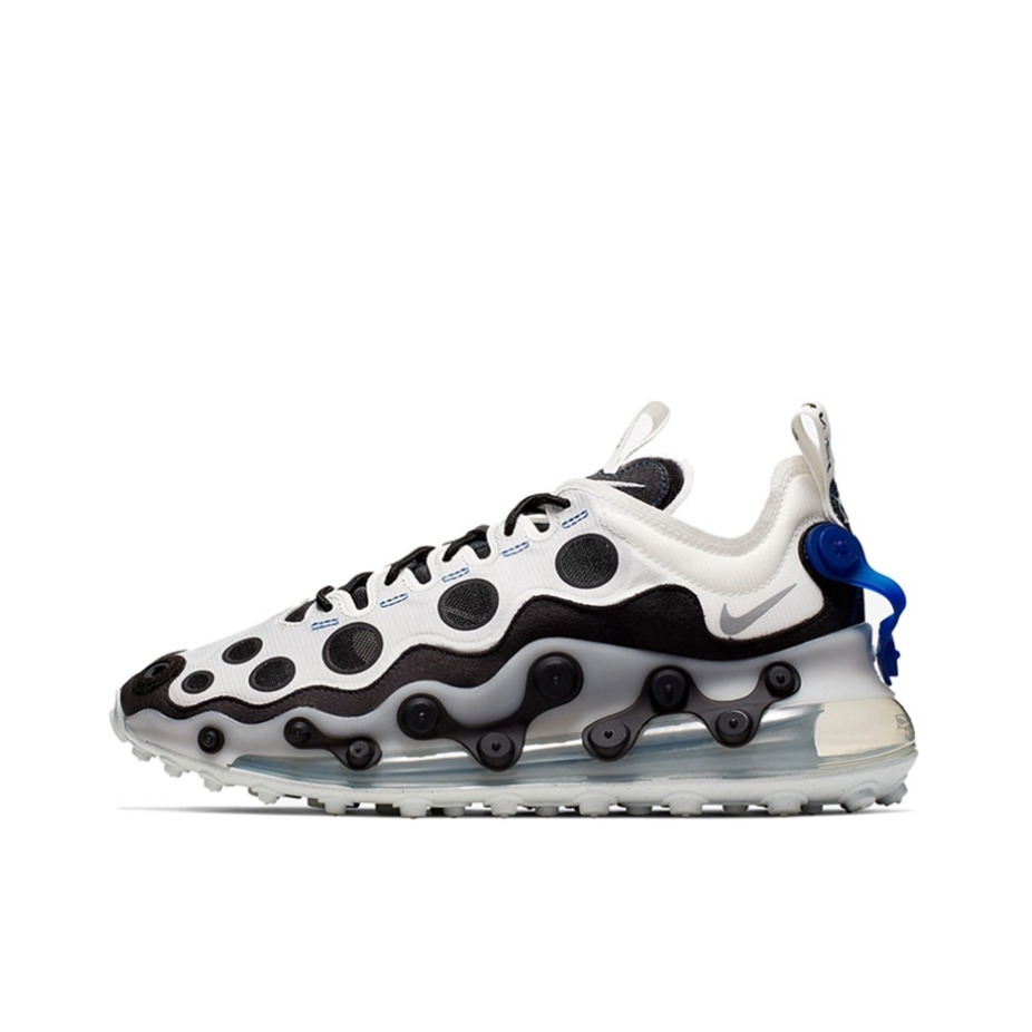 推荐商品：Nike Air Max 720 ISPA 运动休闲鞋 机能防滑耐磨减震合成革轻便支撑舒适圆头 White/Black/Blue 白黑蓝